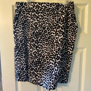 NWOT Leopard Pencil Skirt